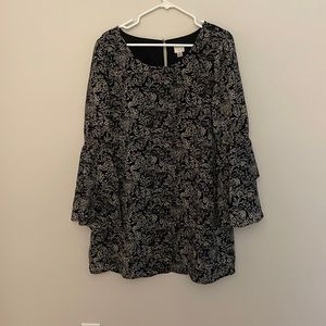 ⭐️A NEW DAY⭐️ Black Floral Dress